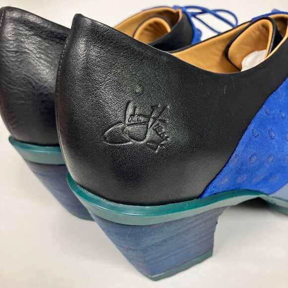 *BRAND NEW* Fluevog 2016 Hopefuls VOW, Blue/Green, Size 9.5 (best for 8/8.5)! - Picture 7 of 11